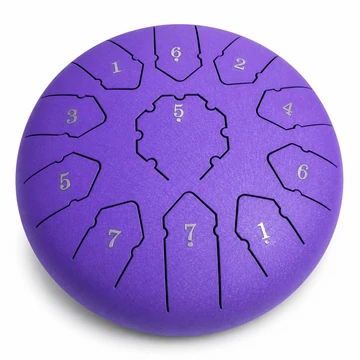 Nyelvdob - 11 hangos, 25 cm (lila)