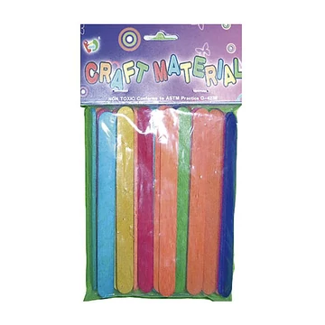 Színes fa spatula készlet