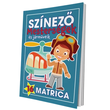Színező - Mesterségek és járműveik (fiúk)