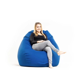 Kék XXL szövet babzsákfotel