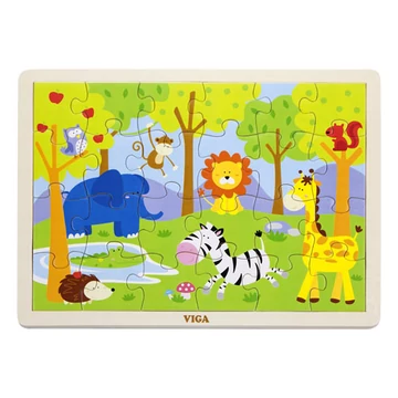 Puzzle 24 db-os (vadállatos)