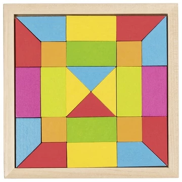 Színes mozaik puzzle