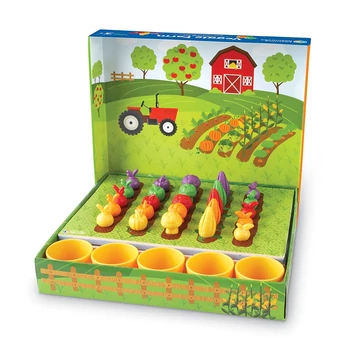 Veggie farm- számoló, szortírozó játék zöldségekkel
