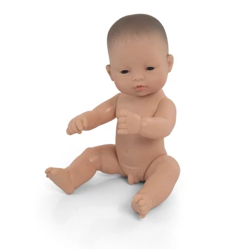 Baba, 32 cm, ruha nélkül, ázsiai fiú