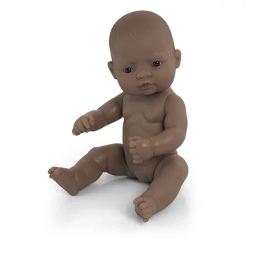Baba, 32 cm, ruha nélkül, latin-amerikai lány