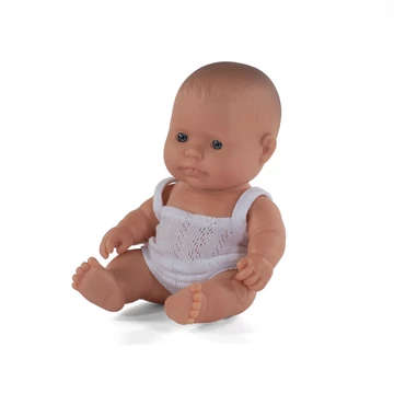 Baba, 21 cm, ruha nélkül, európai lány