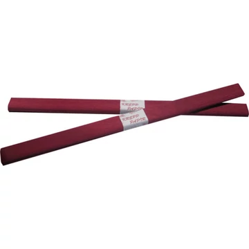 Tekercses krepp papír 50x200 cm, burgundi vörös - 062