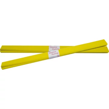 Tekercses krepp papír 50x200 cm, sárga - 30