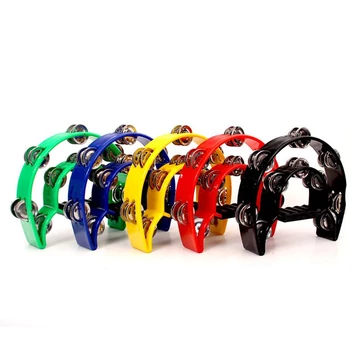 Kézi csörgő 10 dupla csörgővel, 22 cm