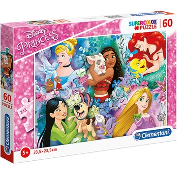 Disney Hercegnők és kedvenceik puzzle 60 db-os