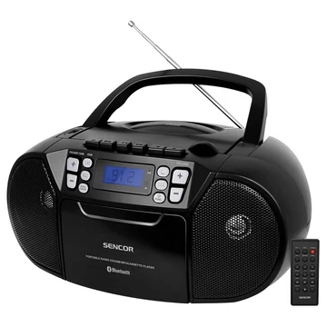 Hordozható bluetooth CD-s rádió