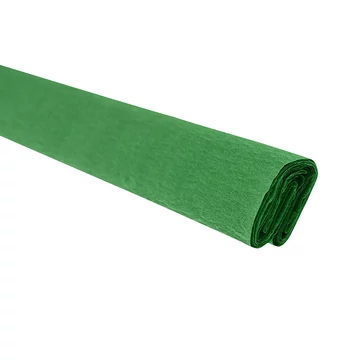 Sötétzöld krepp papír
