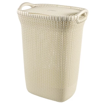 CURVER "KNIT" SZENNYESTARTÓ 57 L - TÖRTFEHÉR