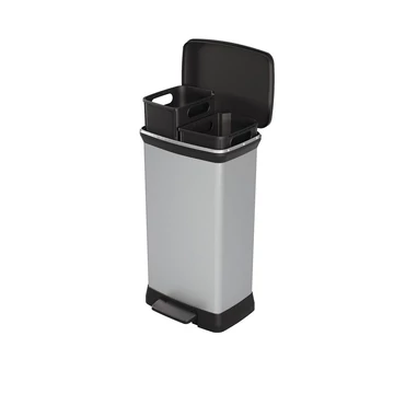 CURVER "DECO BIN DUO" PEDÁLOS SZEMETES 2x23L