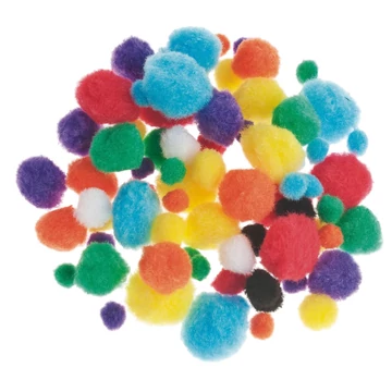 Pompon, 78 db, kb.ø 1 - 2, 5 cm