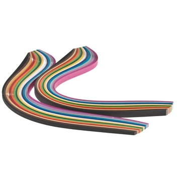Quilling hajtogatós papírcsíkok, 280 db