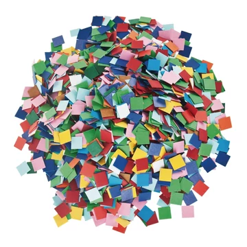 Karton mozaik, kb.10000 db, 1 x 1 cm