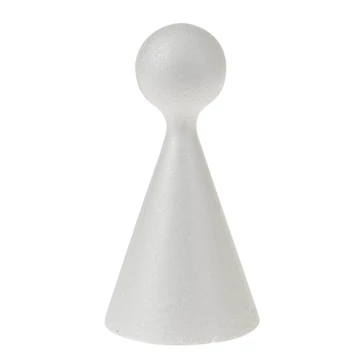 Hungarocell figurakúp, kb.ø 78 x 150 mm, 1 db