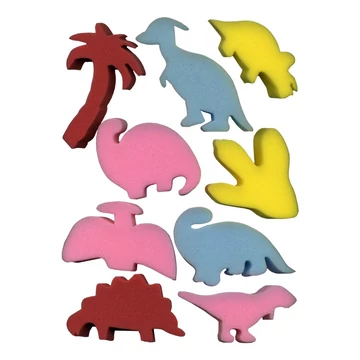 Szivacsos mintázó, dinoszauruszok