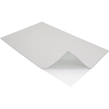 Öntapadó dekorgumi lap, A/4, fehér