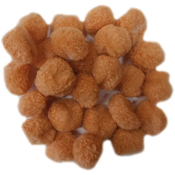 Pompon, 30 mm, kb. 250 db/csomag, bézs