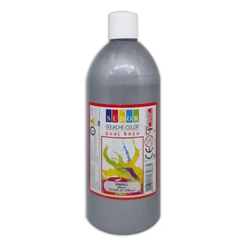 Tempera, 500 ml, ezüst