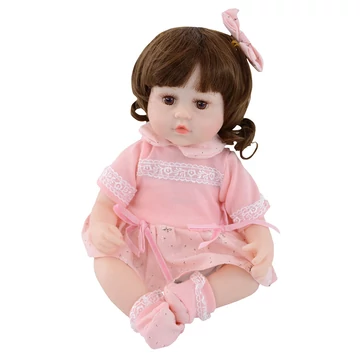 Mila - puhatestű hajas baba, 42 cm - KÉSZLET EREJÉIG!
