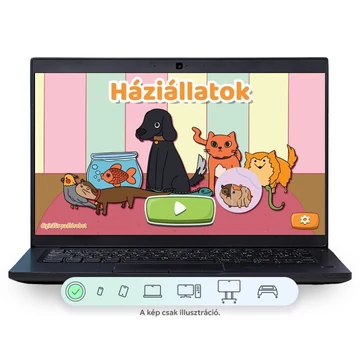 Háziállatok - alsós programozás oktatási szoftver