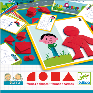 Djeco Logikai, alakzatkirakó, készségfejlesztő játék