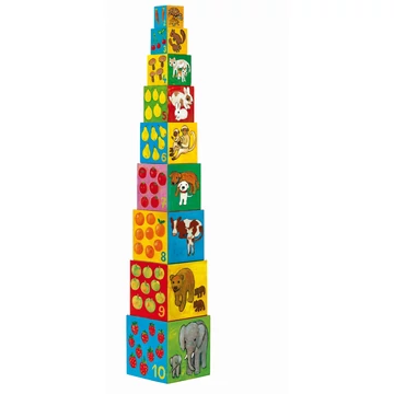 Toronyépítő kocka - Barátok - 10 my friends blocks