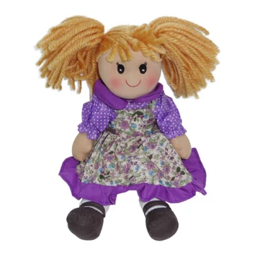Lány rongybaba 30 cm