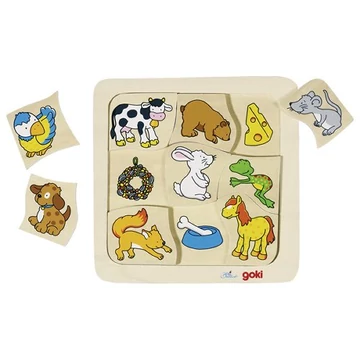 Puzzle ki mit eszik?