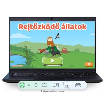 Rejtőzködő állatok - képességfejlesztő oktatási szoftver