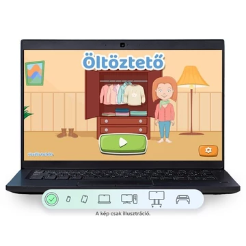 Öltöztető - képességfejlesztő oktatási szoftver