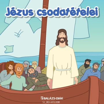 Bibliai képkártya kis méretű- Jézus csodatételei