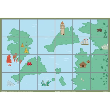 Padlórobot gyakorlópálya - Kincses sziget