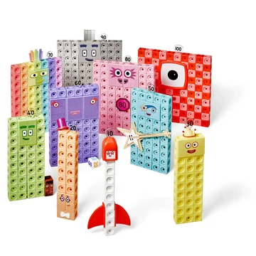Numberblocks - MathLink kockák tevékenységkészlet – Hősök nullával