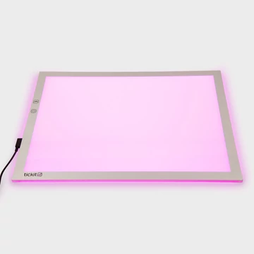 Világító panel A3 - színváltó