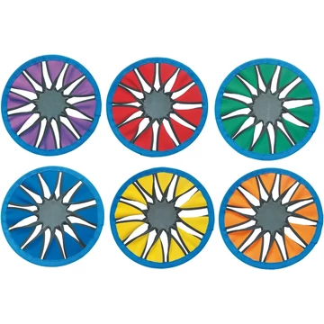 6 db Color Twist frizbi szett