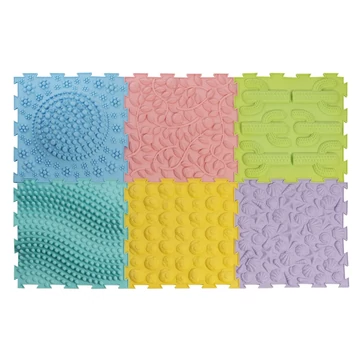 6 db szenzoros masszázs puzzle szőnyeg