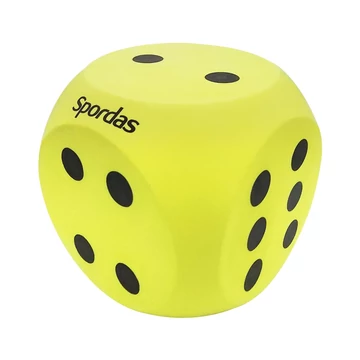 Óriás neon hab dobókocka – sárga