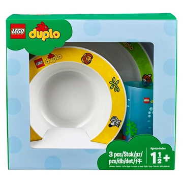 DUPLO gyermek étkészlet, 3 részes
