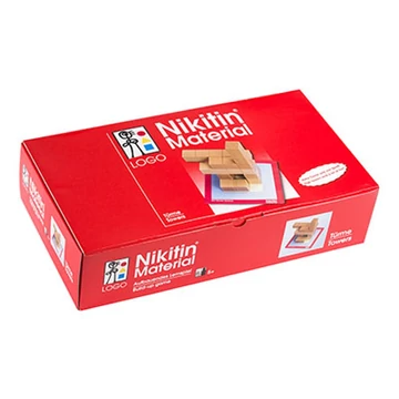 Nikitin toronyépítő kocka készlet fából