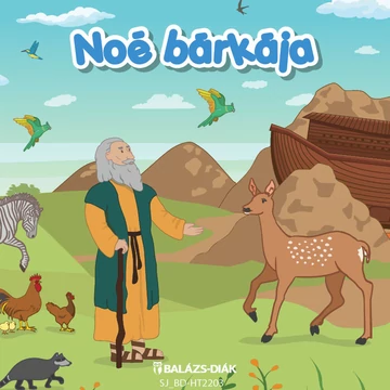 Bibliai képkártya kis méretű  - Noé bárkája