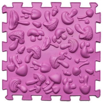 Puzzle Mix Gomba 1 elemből álló ortopédiai masszázs szőnyeg
