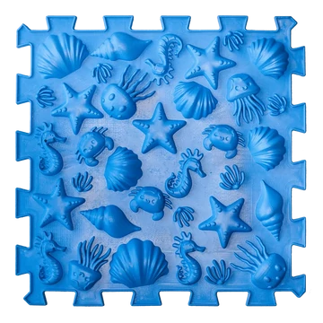 Puzzle Mix Tengerfenék 1 elemből álló ortopédiai masszázs szőnyeg