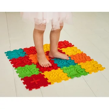 Ortek 32 elemből álló Matematika Puzzle masszázs szőnyeg