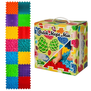 Mega Mix 14 elemből álló puzzle ortopédiai masszázs szőnyeg