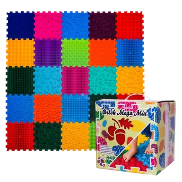 Puzzle Mix 25 elemből álló ortopédiai masszázs szőnyeg