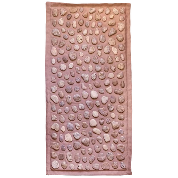 SOFT természetes kavics masszázs szőnyeg 93x44cm